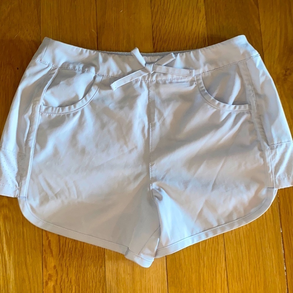 Magellan Gray Fish Gear Water Repellant Shorts Girls M - Picture 3 of 10